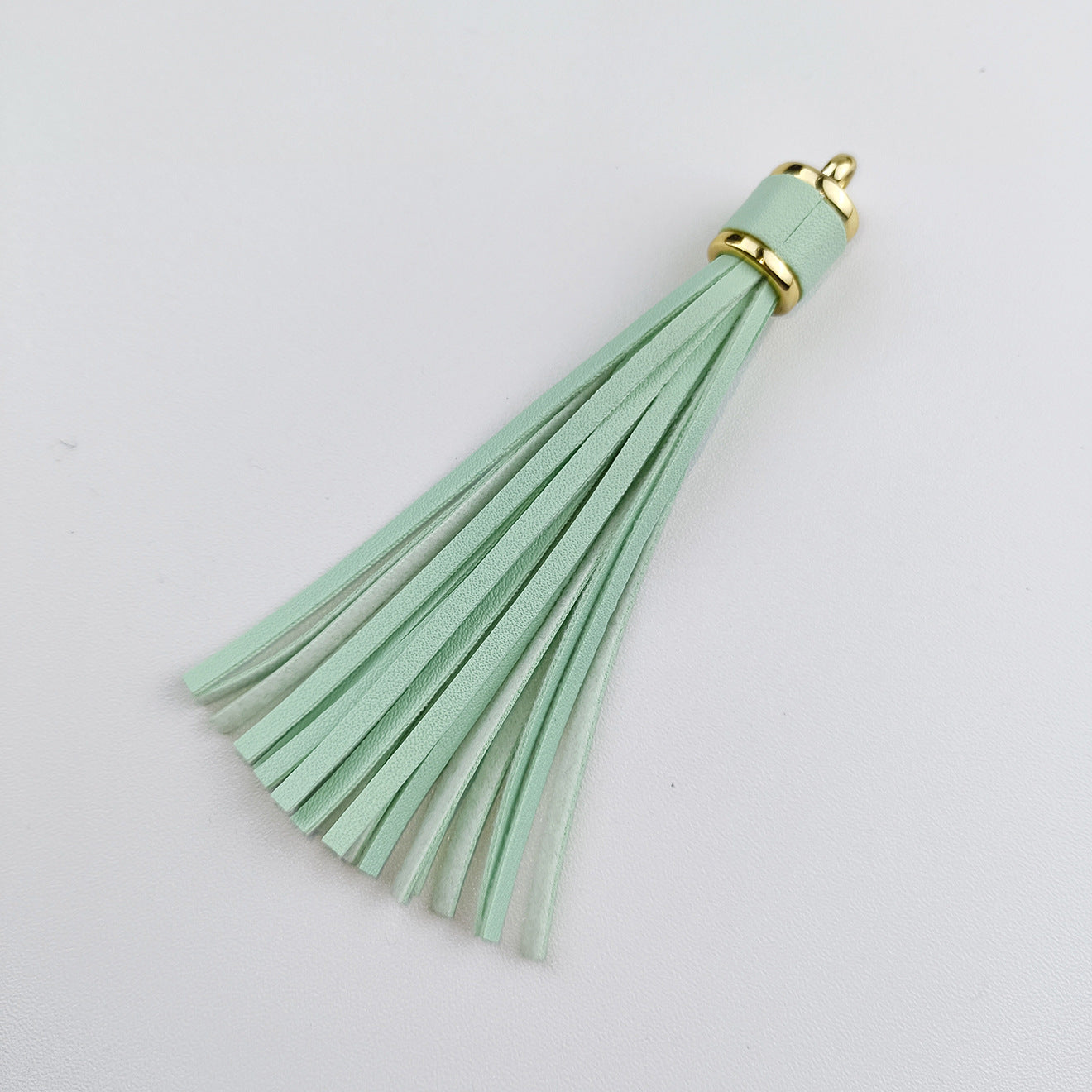 Wholesale Leopard Print PU Leather Tassel Printed Pendant Keychain Accessories